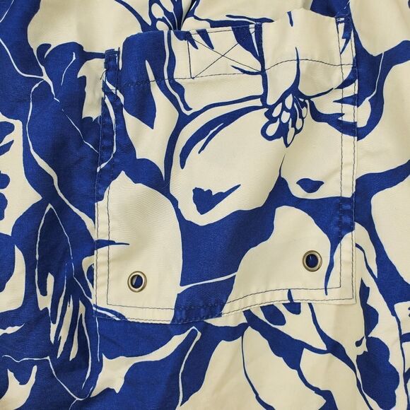 Merona Mens Hawaiian Print Board Shorts Size Large - Picture 6 of 7